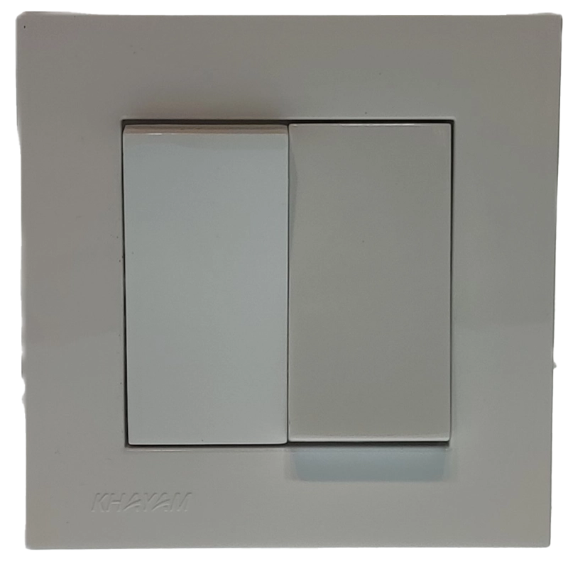 کلید دو پل آرام سفید