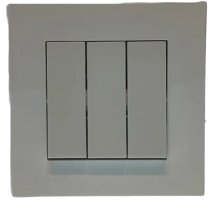 کلید سه پل آرام سفید