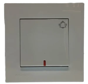 کلید شاسی زنگ آرام سفید