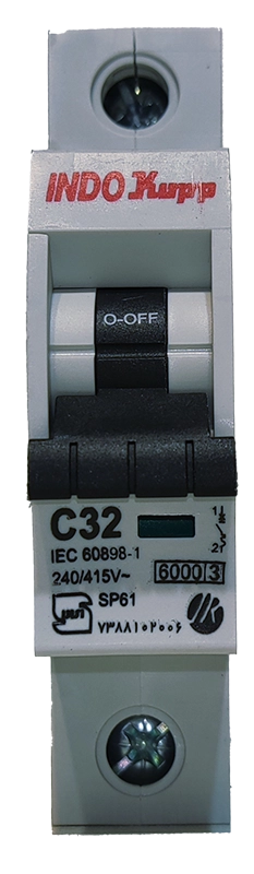 فیوز مینیاتوری تکفاز 32