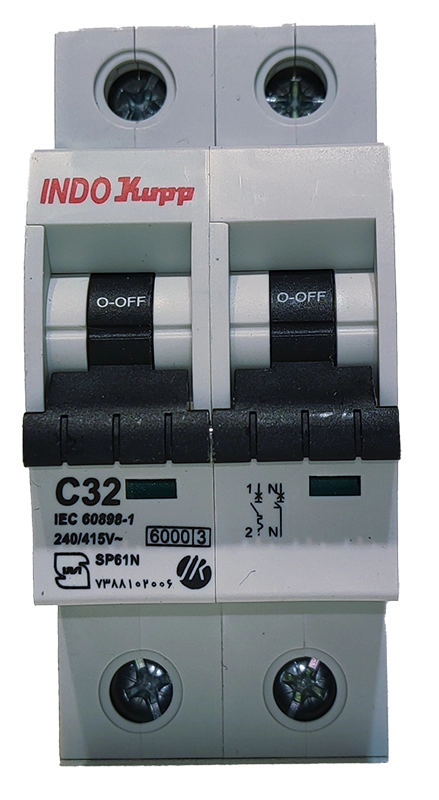 فیوز مینیاتوری دوفاز 16