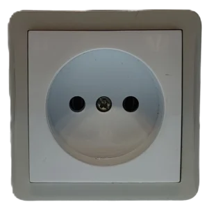 پریز بدون ارت سرامیکی روکار شهاب پارت الکتریک