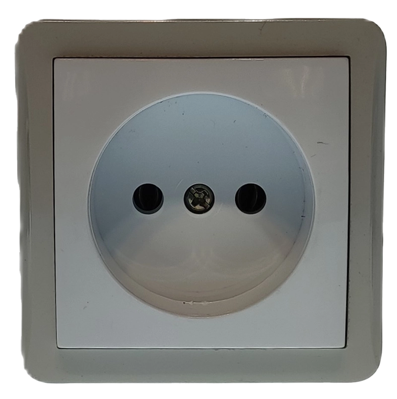 پریز بدون ارت سرامیکی روکار شهاب پارت الکتریک